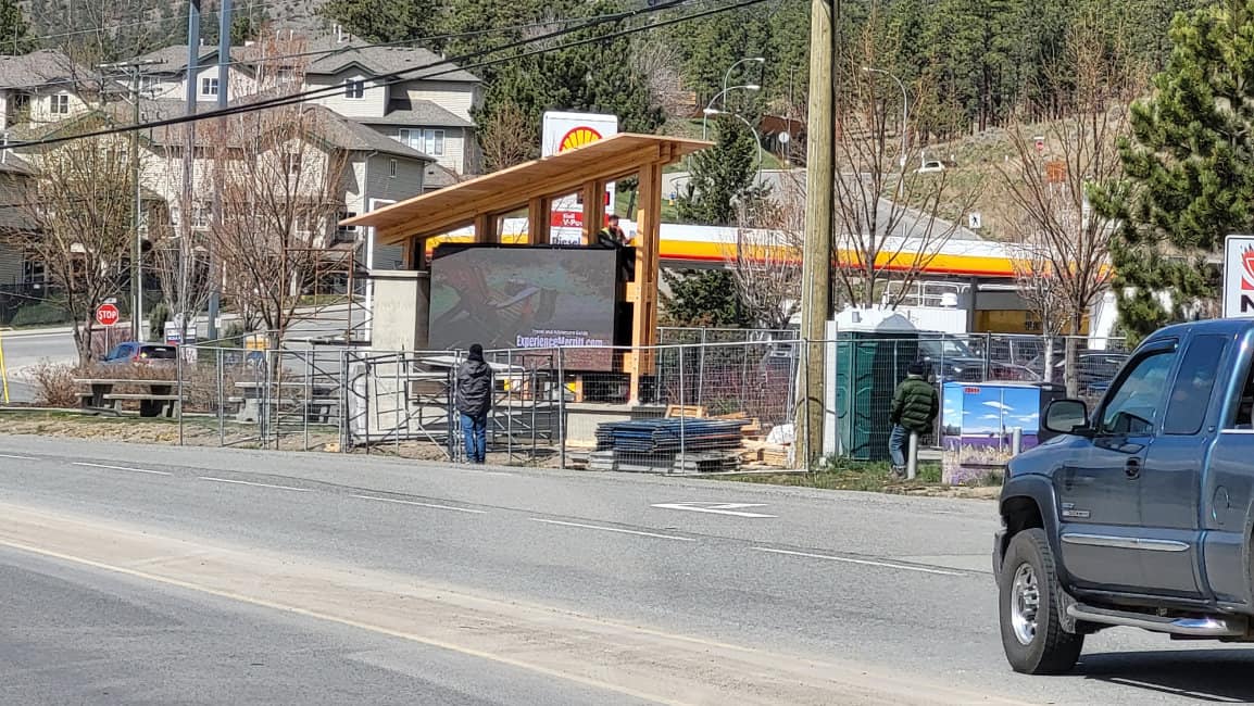 Digital Sign in Merritt BC Canada